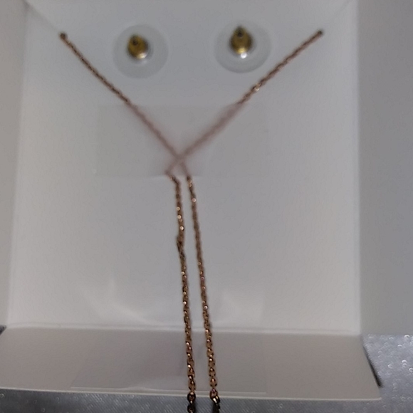 ⏬kate spade SALE Gleaming Gardenia earring & necklace - Picture 10 of 13